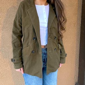 Army green Lucky brand jacket
